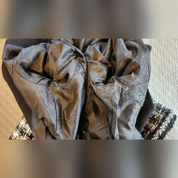 Tahari Tweed Blazer with Pearl Embellishments - Picture 17 of 17